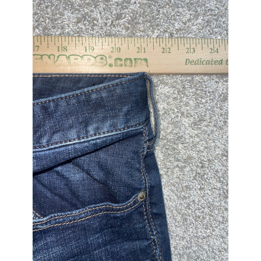 Express Stella Barely Bootcut Jeans Size 18L 18 Long Dark Wash Low Rise Y2K - Picture 6 of 8